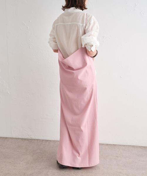 omekashi】バックドレープキャミワンピ アニュアンス anuans バック