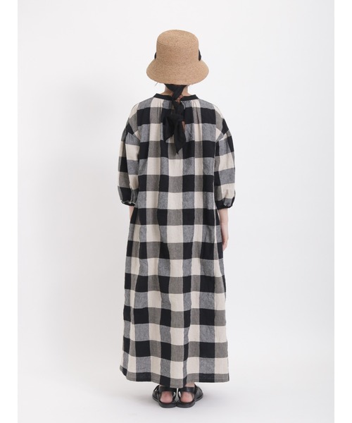 Samansa Mos2(サマンサ モスモス)の「ダブル釦チェックワンピース(ワンピース・レディース・ブラウン/グレー/ブラック・フリ-)」の18枚目の写真