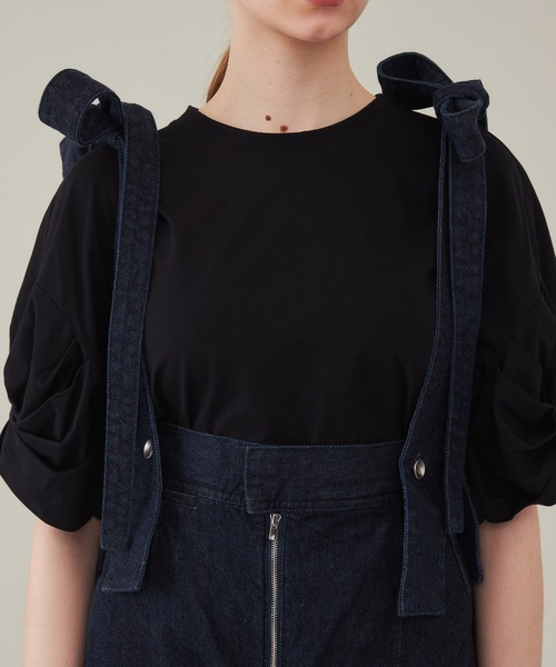 LIVINGTONEパンツ LIVINGTONE/リヴィントーン】BLEK5 - Zipper fly high waist