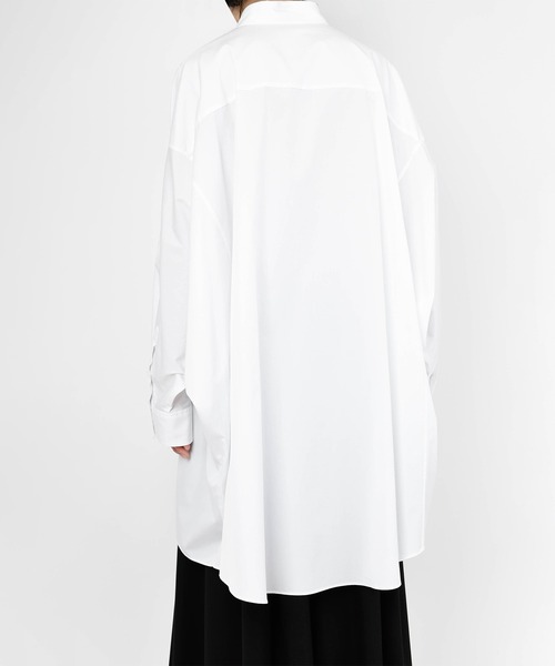 LAD MUSICIAN ロングシャツ LAD MUSICIAN - Gather Flare Long Shirt | fakejam
