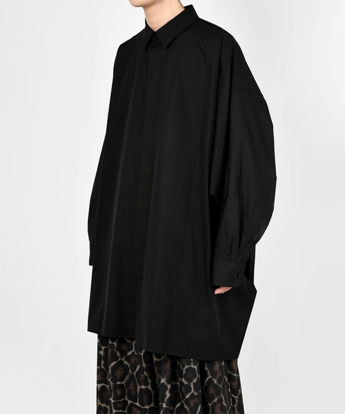 LAD MUSICIAN（ラッドミュージシャン）の「DOLMAN SLEEVE LONG SHIRT（シャツ/ブラウス・メンズ・ブラック/ホワイト・42/44）」の8枚目の写真