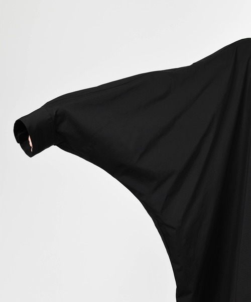 LAD MUSICIAN（ラッドミュージシャン）の「DOLMAN SLEEVE LONG SHIRT（シャツ/ブラウス・メンズ・ブラック/ホワイト・42/44）」の6枚目の写真