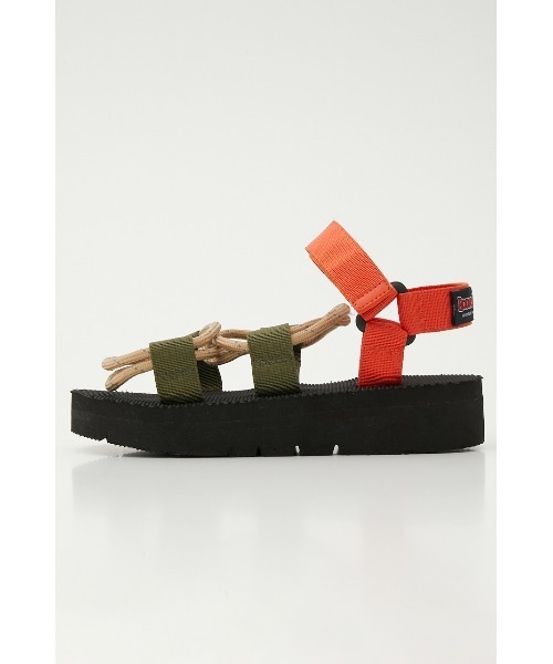 RODEO CROWNS WIDE BOWL(ロデオクラウンズワイドボウル)の「COLOR CORD SANDALS(サンダル・レディース・ベージュ系その他/ブルー系その他/ブラック系その他・23.5cm/24.5cm)」の4枚目の写真