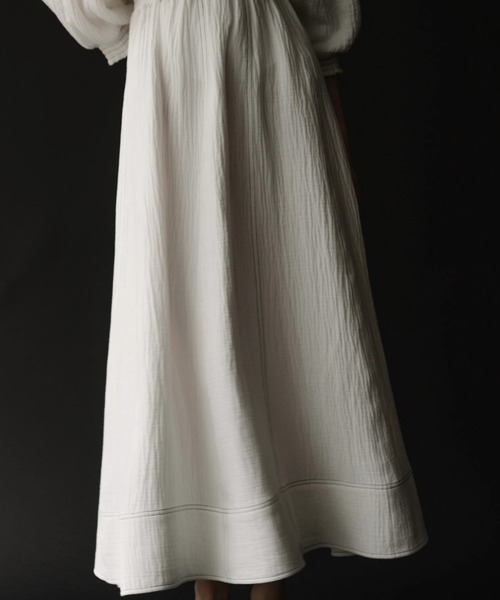 WILLFULLY（ウィルフリー）の「bi color stitch double gauze