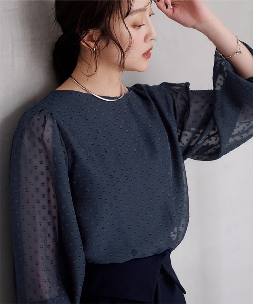 シアードットボートネックブラウス（シャツ/ブラウス）｜ur's