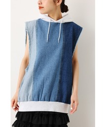 RODEO CROWNS WIDE BOWL | DENIM CUSTOM フードベスト(ベスト)