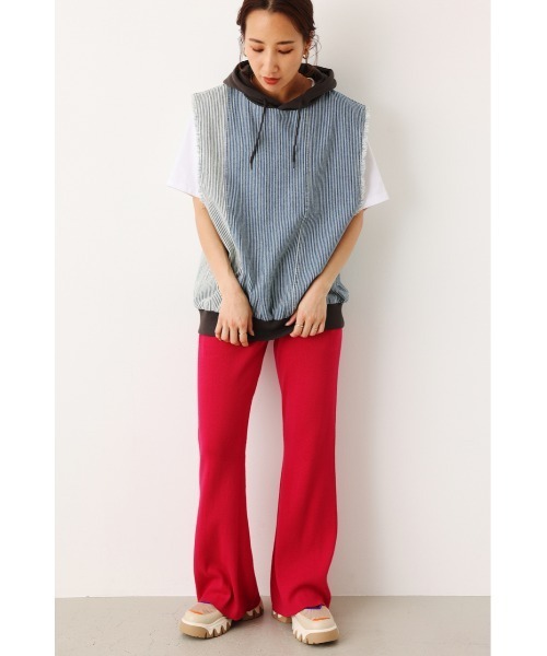 RODEO CROWNS WIDE BOWL(ロデオクラウンズワイドボウル)の「DENIM CUSTOM フードベスト(ベスト・レディース・ブルー系その他/ブルー・FREE)」の12枚目の写真