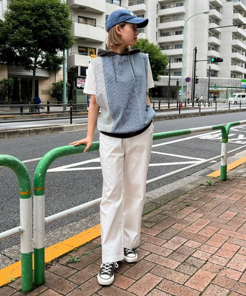 RODEO CROWNS WIDE BOWL(ロデオクラウンズワイドボウル)の「DENIM CUSTOM フードベスト(ベスト・レディース・ブルー系その他/ブルー・FREE)」の17枚目の写真