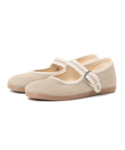 こども ビームス（コドモビームス）の「La Cadena / TRIM PIPING ストラップ シューズ（14～17cm）（その他シューズ・キッズ・グレー/ナチュラル/ブラック・23/24/25/26/27）」の3枚目の写真