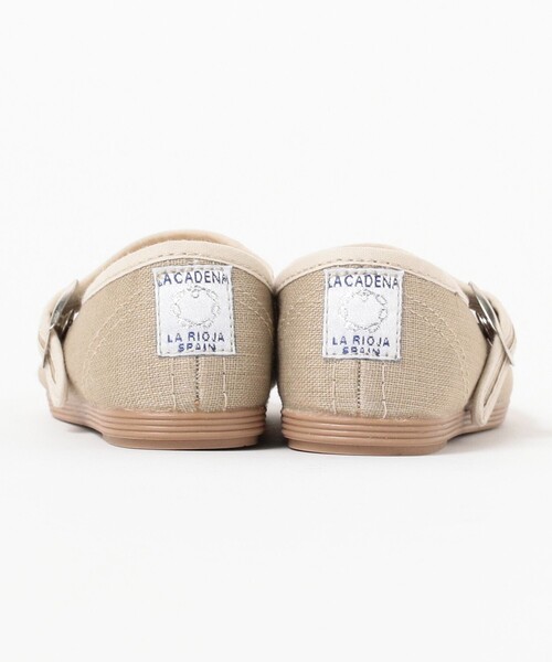 こども ビームス（コドモビームス）の「La Cadena / TRIM PIPING ストラップ シューズ（14～17cm）（その他シューズ・キッズ・グレー/ナチュラル/ブラック・23/24/25/26/27）」の8枚目の写真