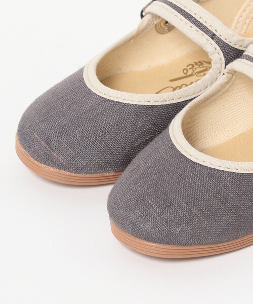 こども ビームス（コドモビームス）の「La Cadena / TRIM PIPING ストラップ シューズ（14～17cm）（その他シューズ・キッズ・グレー/ナチュラル/ブラック・23/24/25/26/27）」の9枚目の写真