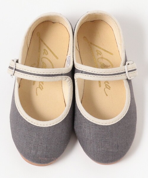 こども ビームス（コドモビームス）の「La Cadena / TRIM PIPING ストラップ シューズ（14～17cm）（その他シューズ・キッズ・グレー/ナチュラル/ブラック・23/24/25/26/27）」の12枚目の写真