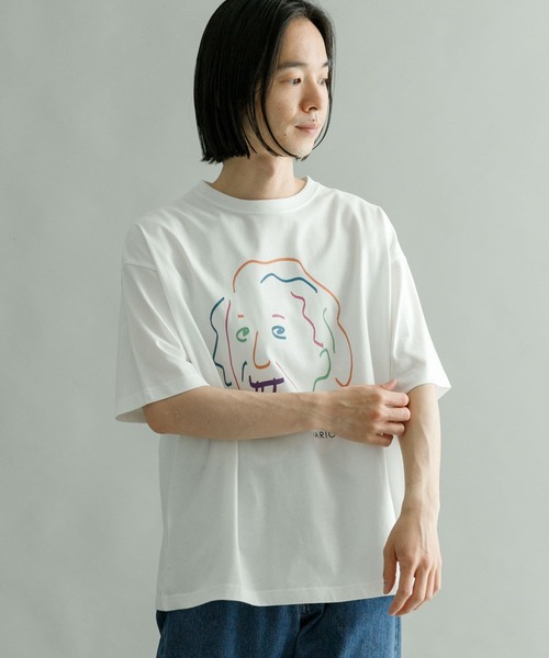 URBAN RESEARCH（アーバンリサーチ）の「URBAN RESEARCH iD　PHYSICIST T-SHIRTS（Tシャツ/カットソー・メンズ・ホワイト/ブラック・MEDIUM/LARGE）」の2枚目の写真
