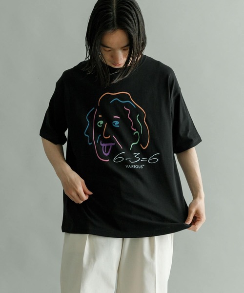 URBAN RESEARCH（アーバンリサーチ）の「URBAN RESEARCH iD　PHYSICIST T-SHIRTS（Tシャツ/カットソー・メンズ・ホワイト/ブラック・MEDIUM/LARGE）」の4枚目の写真