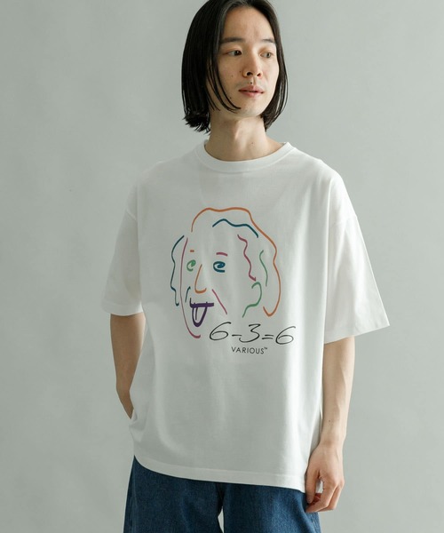 URBAN RESEARCH（アーバンリサーチ）の「URBAN RESEARCH iD　PHYSICIST T-SHIRTS（Tシャツ/カットソー・メンズ・ホワイト/ブラック・MEDIUM/LARGE）」の8枚目の写真