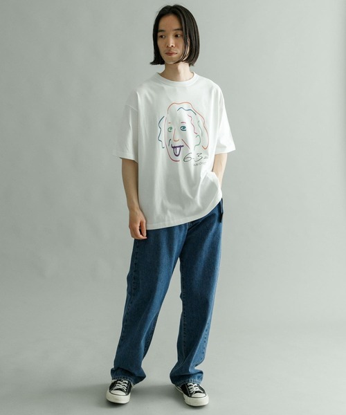 URBAN RESEARCH（アーバンリサーチ）の「URBAN RESEARCH iD　PHYSICIST T-SHIRTS（Tシャツ/カットソー・メンズ・ホワイト/ブラック・MEDIUM/LARGE）」の9枚目の写真