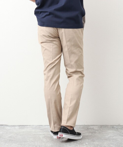 NOLLEY'S goodman（ノーリーズグッドマン）の「《ビジカジ対応》綿麻OXスリムフィットパンツ（その他パンツ・メンズ・ネイビー/ベージュ/ブルー/グレー・L/XL/M/S）」の12枚目の写真