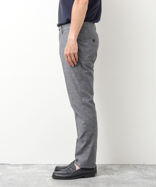 NOLLEY'S goodman（ノーリーズグッドマン）の「《ビジカジ対応》綿麻OXスリムフィットパンツ（その他パンツ・メンズ・ネイビー/ベージュ/ブルー/グレー・L/XL/M/S）」の19枚目の写真