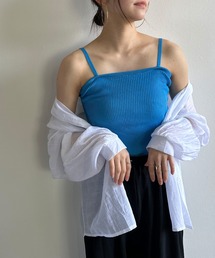 ニットビスチェ リブニット キャミソールトップス