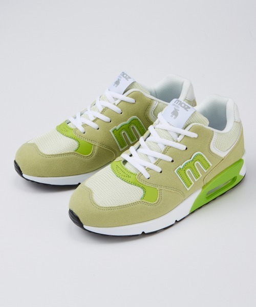 moz》MZ-9023 エア入りクッション厚底スニーカー（ワイズ3E