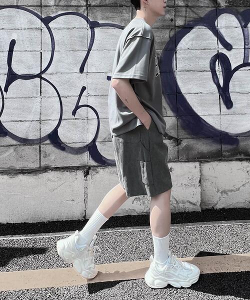 Figments（フィグメンツ）の「ペインターハーフパンツ（その他パンツ・レディース・グリーン系その他/スミクロ・FREE）」の14枚目の写真