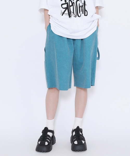 Figments（フィグメンツ）の「ペインターハーフパンツ（その他パンツ・レディース・グリーン系その他/スミクロ・FREE）」の2枚目の写真