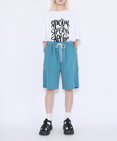 Figments（フィグメンツ）の「ペインターハーフパンツ（その他パンツ・レディース・グリーン系その他/スミクロ・FREE）」の6枚目の写真