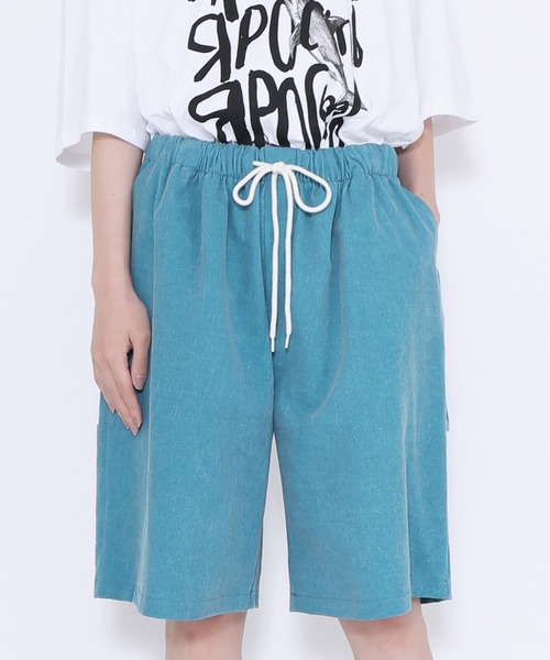 Figments（フィグメンツ）の「ペインターハーフパンツ（その他パンツ・レディース・グリーン系その他/スミクロ・FREE）」の13枚目の写真