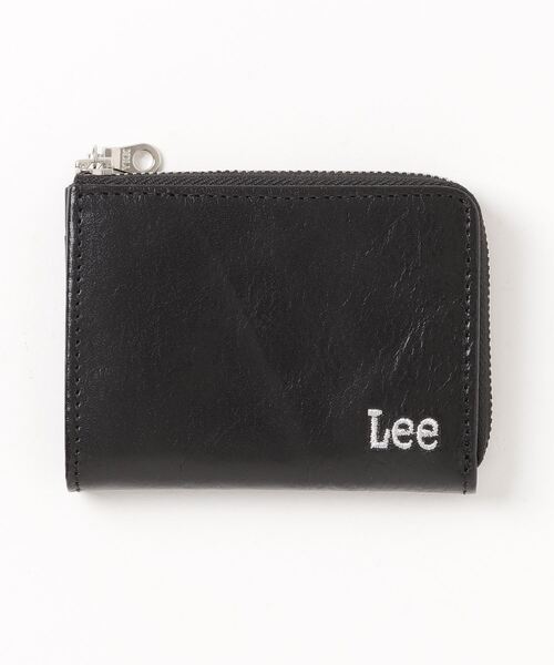 Lee(リー)の「Lee/リー Italy Leather Coin Purse/イタリアレザー ラウンドファスナー コインケース/ロゴ ワンポイント刺繍 財布/コンパクト/メンズ レディース(財布・メンズ・ブラック/ブラウン/ダークブラウン・FREE)」の7枚目の写真
