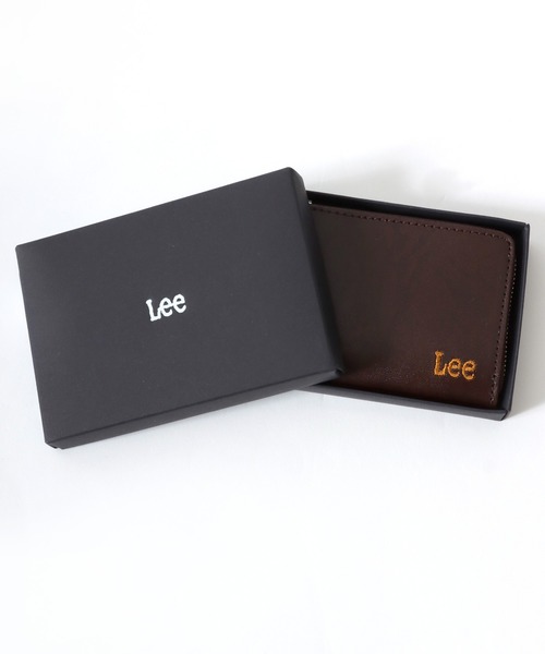 Lee(リー)の「Lee/リー Italy Leather Coin Purse/イタリアレザー ラウンドファスナー コインケース/ロゴ ワンポイント刺繍 財布/コンパクト/メンズ レディース(財布・メンズ・ブラック/ブラウン/ダークブラウン・FREE)」の21枚目の写真