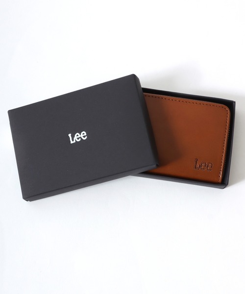 Lee(リー)の「Lee/リー Italy Leather Coin Purse/イタリアレザー ラウンドファスナー コインケース/ロゴ ワンポイント刺繍 財布/コンパクト/メンズ レディース(財布・メンズ・ブラック/ブラウン/ダークブラウン・FREE)」の22枚目の写真
