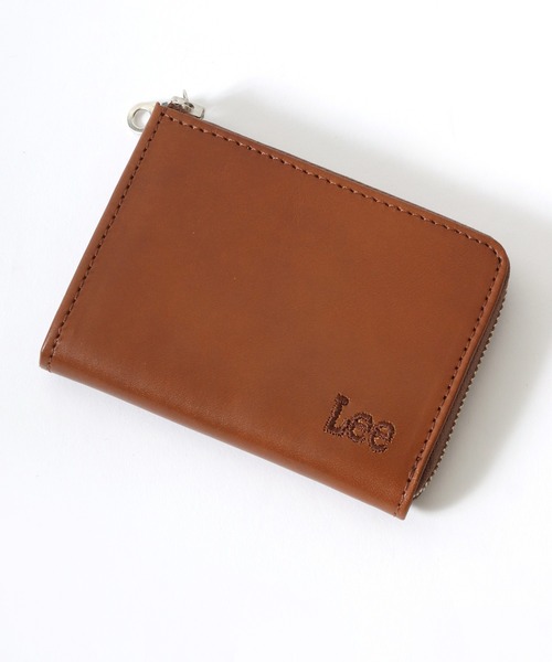 Lee(リー)の「Lee/リー Italy Leather Coin Purse/イタリアレザー ラウンドファスナー コインケース/ロゴ ワンポイント刺繍 財布/コンパクト/メンズ レディース(財布・メンズ・ブラック/ブラウン/ダークブラウン・FREE)」の12枚目の写真