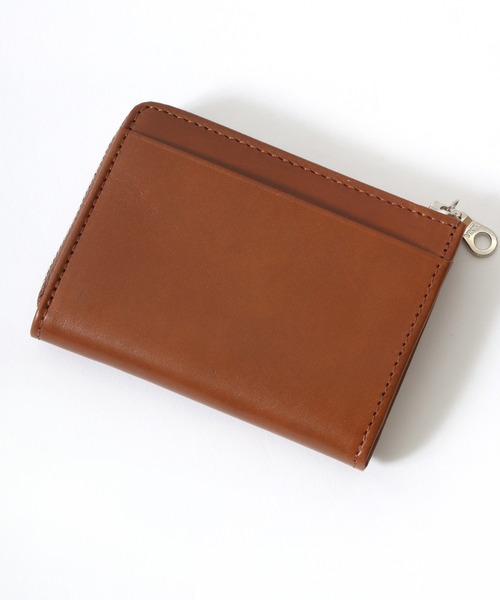 Lee(リー)の「Lee/リー Italy Leather Coin Purse/イタリアレザー ラウンドファスナー コインケース/ロゴ ワンポイント刺繍 財布/コンパクト/メンズ レディース(財布・メンズ・ブラック/ブラウン/ダークブラウン・FREE)」の13枚目の写真