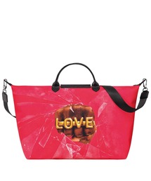 ロンシャン LONGCHAMP ☆ トラベルバッグ　ボストン　トート　拡張 LONGCHAMP（ロンシャン）の「LONGCHAMP X TOILETPAPER トラベル