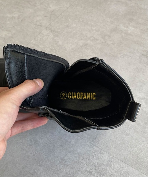 CIAOPANIC（チャオパニック）の「エンジニアショートブーツ（ブーツ・レディース・ブラック/ブラウン・SMALL/MEDIUM/LARGE/X-LARGE）」の22枚目の写真