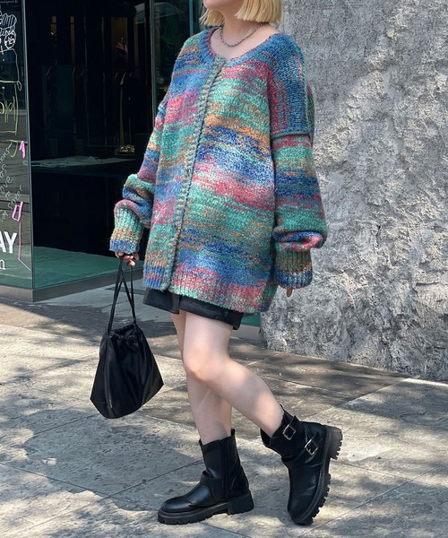 CIAOPANIC（チャオパニック）の「エンジニアショートブーツ（ブーツ・レディース・ブラック/ブラウン・SMALL/MEDIUM/LARGE/X-LARGE）」の20枚目の写真