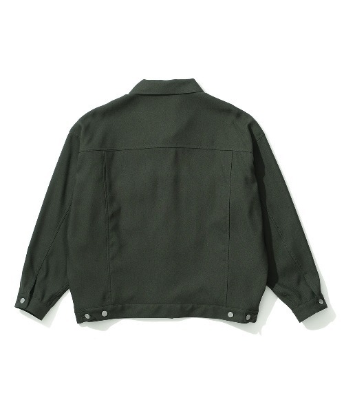KEBOZ（ケボズ）の「STA-PREST JACKET（カバーオール・メンズ・グレイッシュベージュ/バーガンディー/ダークグリーン/サックスブルー/ゴールド・XL/L/M）」の11枚目の写真