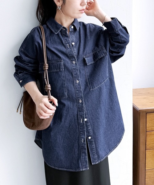 セール】デニムシャツジャケット（デニムジャケット）｜reca（レカ）の