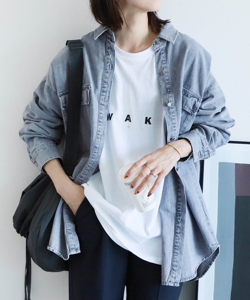 reca（レカ）の「デニムシャツジャケット（デニムジャケット