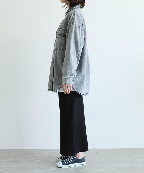 reca（レカ）の「デニムシャツジャケット（デニムジャケット