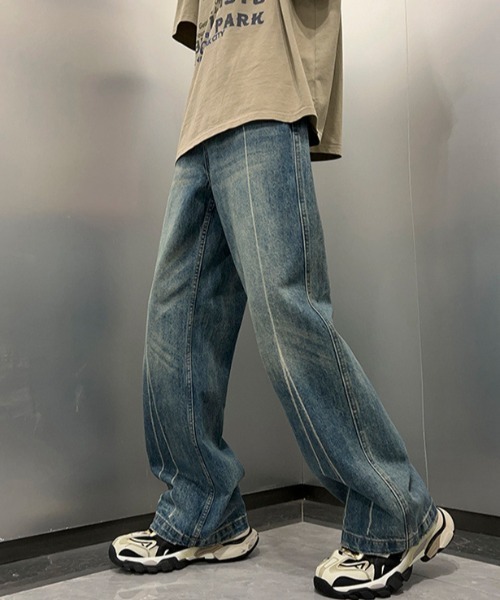 セール】センターラインデニム（デニムパンツ）｜REBALANCE（リ