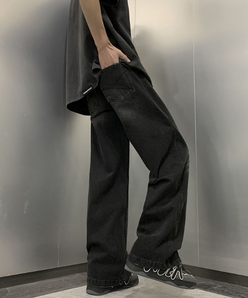 REBALANCE（リバランス）の「センターラインデニム（デニムパンツ・メンズ・A/B・X-LARGE/LARGE/MEDIUM）」の4枚目の写真