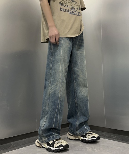 REBALANCE（リバランス）の「センターラインデニム（デニムパンツ・メンズ・A/B・X-LARGE/LARGE/MEDIUM）」の17枚目の写真