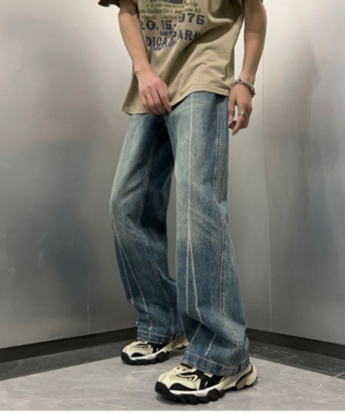 REBALANCE（リバランス）の「センターラインデニム（デニムパンツ・メンズ・A/B・X-LARGE/LARGE/MEDIUM）」の15枚目の写真