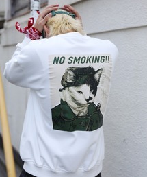 HOOK -original- 世界の有名絵画が猫に プリントスウェット (LV)