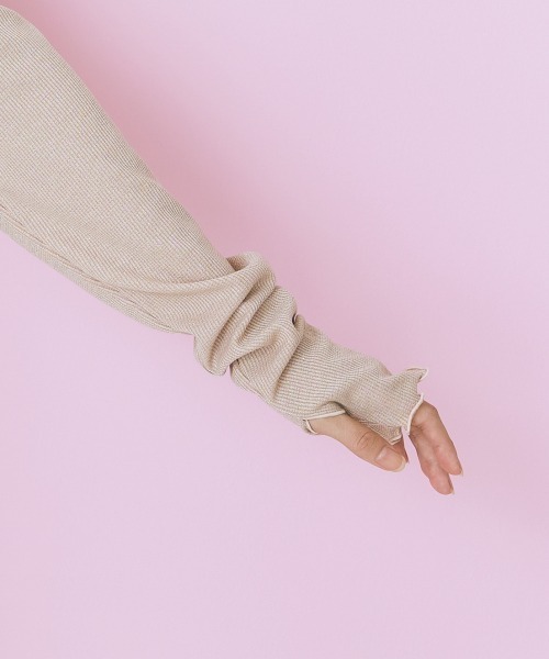 marun（マルン）の「＜大きいサイズ＞ ラメインナー marun（Tシャツ/カットソー・レディース・アイボリー/ピンク/ブラック系・L/5L/LL/4L/3L）」の19枚目の写真