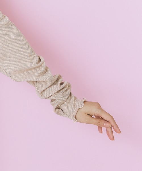 marun（マルン）の「＜大きいサイズ＞ ラメインナー marun（Tシャツ/カットソー・レディース・アイボリー/ピンク/ブラック系・L/5L/LL/4L/3L）」の20枚目の写真