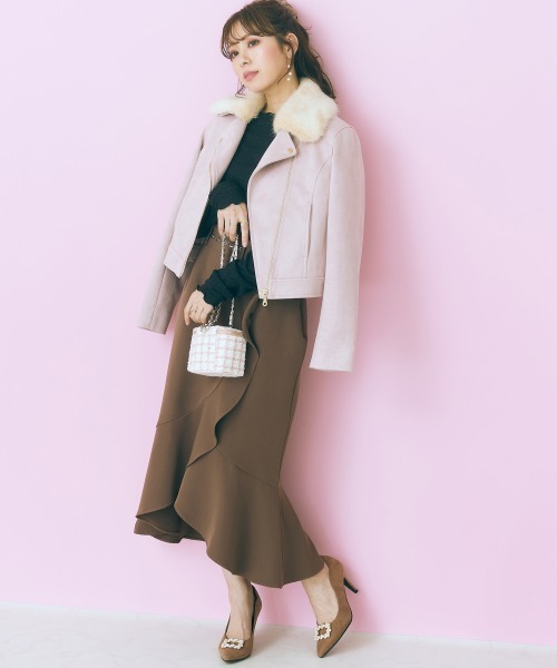 marun（マルン）の「＜大きいサイズ＞ ラメインナー marun（Tシャツ/カットソー・レディース・アイボリー/ピンク/ブラック系・L/5L/LL/4L/3L）」の11枚目の写真