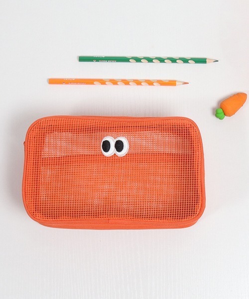 セール】Pochi Pouch/【2サイズ展開】ワンポイント メッシュ