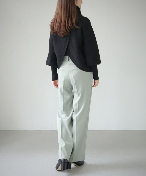 cheriella(シェリエラ)の「【cheriella】バッククロスデザインハイネックニット BACK CROSS DESIGN HIGH-NECK KNIT(ニット/セーター・レディース・パープル/ブラウン/ブルー/ブラック/アイボリー・M)」の21枚目の写真